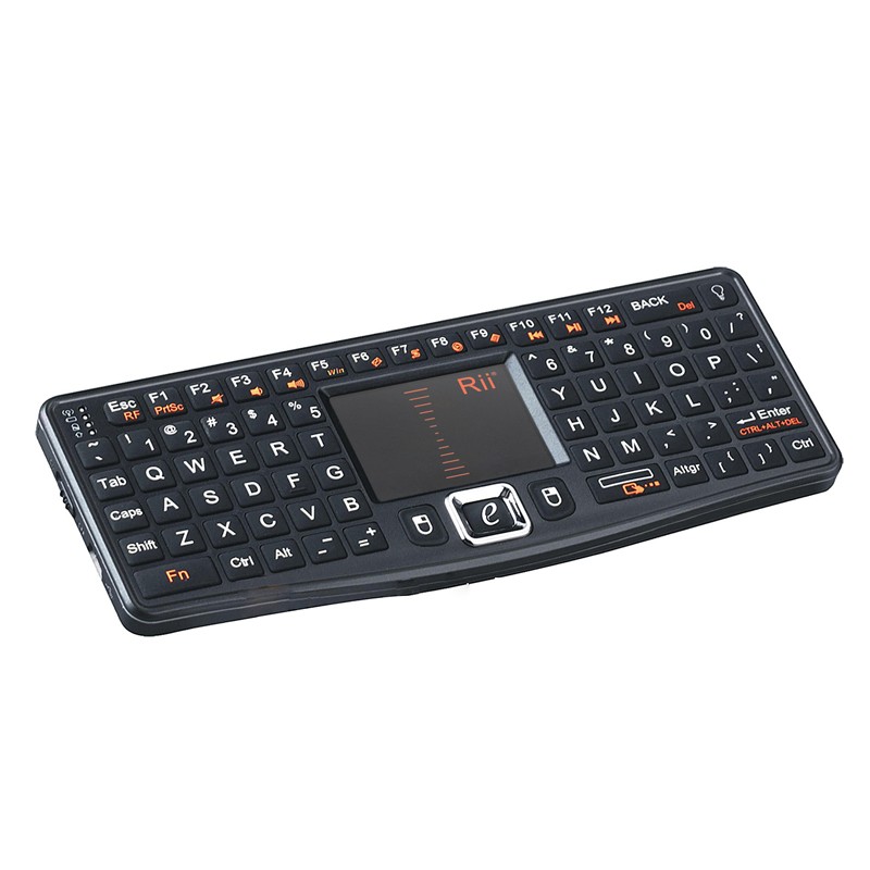 Mini tastatura Rii N7 wireless qwerty multimedia cu touchpad - imagine 8
